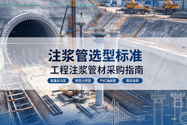 绵竹注浆管选型标准